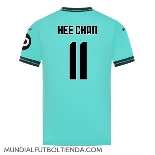 Camiseta Wolves Hee-chan Hwang #11 Segunda Equipación Replica 2025-26 mangas cortas
